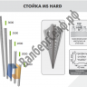 Стеллаж MS Hard 220/100x60/6 полок